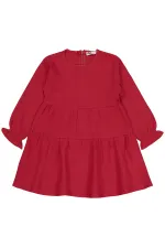Girl's Vest and Dress 2-5 Years Old Red - Package