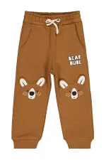 Erkek Çocuk Eşofman Altı 2-5 Yaş Camel - Paket