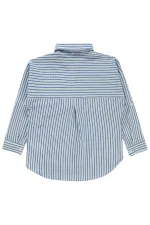 T-shirt bleu pour fille de 6 à 9 ans - Emballage