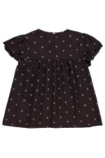 Girls' Shirt, Ages 10-13, Brown - Pack