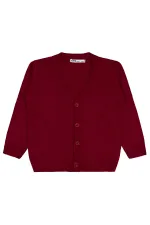 Erkek Çocuk Hırka 2-5 Yaş Bordo - Paket