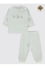 Bebek Pijama Takımı 0-24 Ay Ekru - Paket