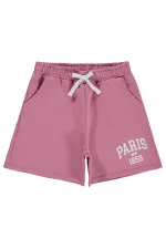 Short pour fille, 6-9 ans, rose pâle - Lot