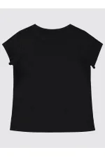 Lot de T-shirts noirs pour filles de 2 à 5 ans