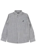 T-shirt garçon, 6-9 ans, bleu marine - Lot