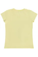 Girls' T-Shirt Km 6-9 Years Yellow - Package