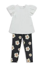 Kız Çocuk Takım 6-9 Yaş Kırık Beyaz - Paket