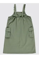 Kız Çocuk Jile ve Elbise 10-13 Yaş Haki - Paket