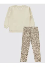 Kız Çocuk Takım 2-5 Yaş Bej - Paket