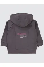 Kız Çocuk Hırka 2-5 Yaş Açık Füme - Paket