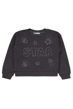 Ensemble de survêtement anthracite pour filles de 6 à 9 ans -