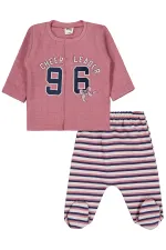 Baby Pajama Set 0-24 Months Dusty Rose - Package