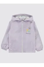 Kız Çocuk Yağmurluk 6-9 Yaş Nazik Lavanta - Paket