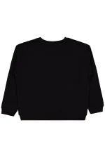 Erkek Çocuk Sweatshirt 10-13 Yaş Siyah - Paket