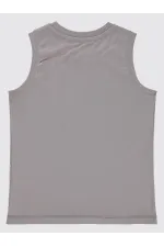 Erkek Çocuk Tişört 6-9 Yaş Gri - Paket