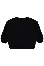 Bebek Sweatshirt 0-24 Ay Siyah - Paket