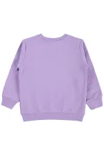 Sweat-shirt pour fille, 2-5 ans, lilas foncé - Lot