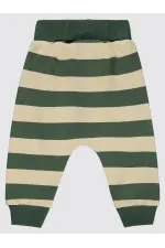 Baby Tracksuit Bottoms 0-24 Months Soft Khaki - Pack