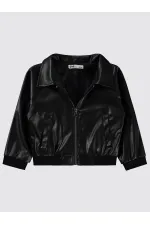 Kız Çocuk Ceket 2-5 Yaş Siyah - Paket