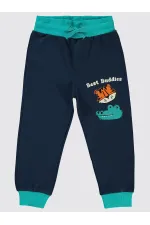 Bas de survêtement garçon 2-5 ans, bleu marine doux - Lot