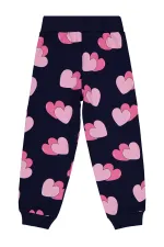 Bas de survêtement fille Km 2-5 ans Bleu marine - Emballage