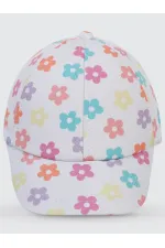 Kız Çocuk Şapka Bere 2-5 Yaş Beyaz - Paket