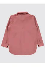 Kız Çocuk Gömlek 10-13 Yaş Gül Kurusu - Paket