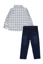 Erkek Çocuk Takım 2-5 Yaş Ekru - Paket