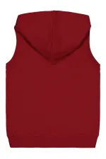 Kız Çocuk Yelek 6-9 Yaş Koyu Bordo - Paket