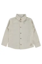 T-shirt garçon, 2-5 ans, beige - Lot