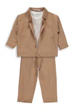 Erkek Çocuk Takım 2-5 Yaş Vizon - Paket