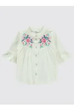 Girl's Shirt 2-5 Years Old Ecru - Package