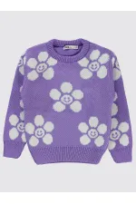 Girl's Sweater 2-5 Years Old Meta Lilac - Package