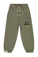 Bas de survêtement kaki pour garçon de 6 à 9 ans - Lot