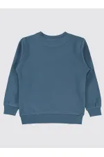 Erkek Çocuk Sweatshirt 2-5 Yaş İndigo - Paket