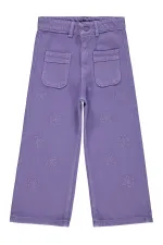 Kız Çocuk Pantolon 10-13 Yaş Mor - Paket