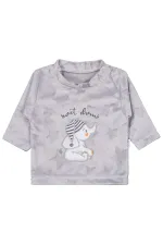 Bebek Pijama Takımı 0-24 Ay Gri - Paket