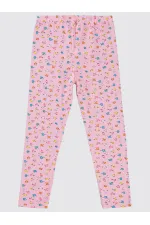 Kız Çocuk Tayt 6-9 Yaş Pembe - Paket