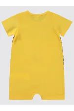 Grenouillères bébé 0-24 mois jaune foncé - Emballage