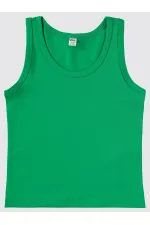 Erkek Çocuk Atlet 2-9 Yaş Yeşil-Beyaz - Paket