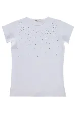 Kız Çocuk Tişört 10-13 Yaş Beyaz - Paket