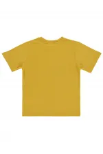 Boys' T-Shirt KM 10-13 Years Dark Mustard - Pack