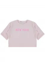 Girls' T-shirt, Ages 10-13, Powder Pink - Pack Girls' T-shirt, Ages 10-13, Powder Pink - Pack