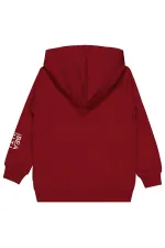 Gilet pour fille 10-13 ans, bordeaux foncé - Emballage