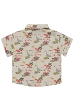 Bebek Gömlek 0-24 Ay Ekru - Paket