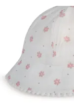 Kız Çocuk Şapka Bere 2-5 Yaş Beyaz - Paket