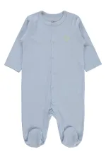 Grenouillère bébé 0-24 mois bleue - Emballage