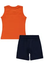 Costume orange pour garçon de 2 à 5 ans - Emballage