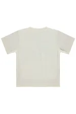 Erkek Çocuk Tişört Km 2-5 Yaş Ekru - Paket