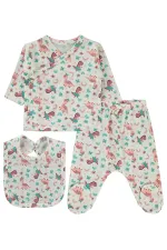Baby Bodysuit Sets 0-24 Months Ecru - Package